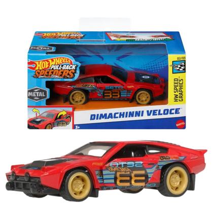 Imagem de Carro Hot Wheels Fricção Pullback 1:43 Infantil Hpr70 Mattel