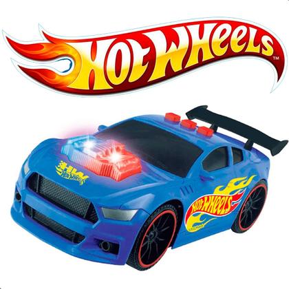 Carro HotWheels Speed Power Azul C/ Luzes e Sons BR1821