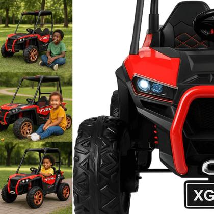 Imagem de Carro Importway UTV Elétrico Infantil Vermelho 12V Controle Remoto
