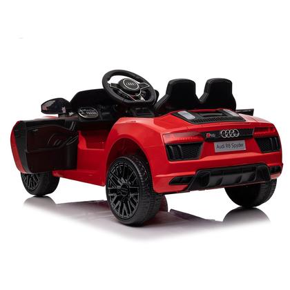 Imagem de Carro Mini Audi R8 Vermelho 12V Elétrico Infantil Esportivo Com Luzes E Sons - Zippy Toys