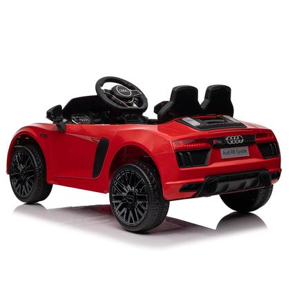 Imagem de Carro Mini Audi R8 Vermelho 12V Elétrico Infantil Esportivo Com Luzes E Sons - Zippy Toys