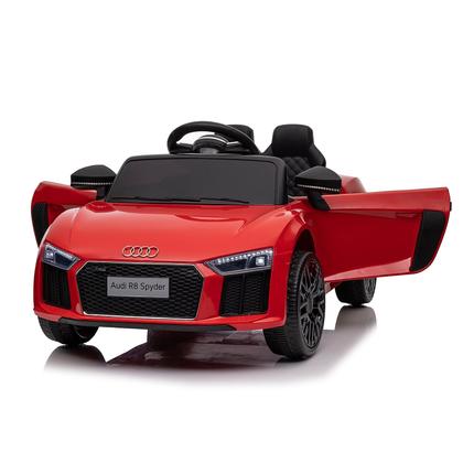 Imagem de Carro Mini Audi R8 Vermelho 12V Elétrico Infantil Esportivo Com Luzes E Sons - Zippy Toys