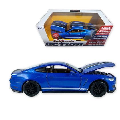 Imagem de Carro Miniatura Metal Fricção Carrinho Action c/ Som e Luz