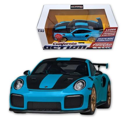 Imagem de Carro Miniatura Metal Fricção Carrinho Action c/ Som e Luz