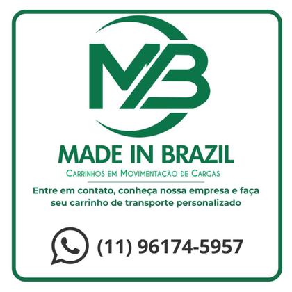 Imagem de Carro Plataforma 5ª Roda Assoalho Madeira Carga 800kg