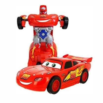 Imagem de Carro Relâmpago Robot Transformers Luz E Som Brinquedo