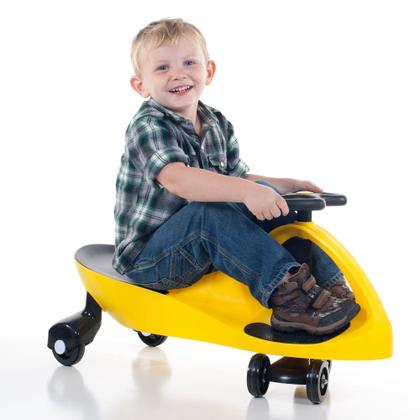 Imagem de Carro Ride On Toy Lil' Rider Wiggle sem baterias, 3 anos ou mais amarelo
