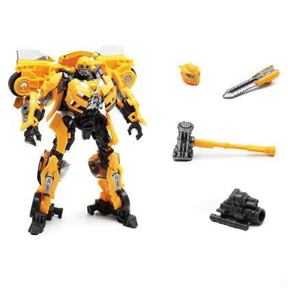 Imagem de Carro Robô De Plástico Em Liga Metálica Para Crianças, Figura De Ação Transformer Bumblebee, Série