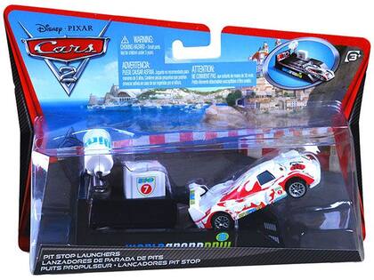 Carros 2 Lançador Pit Stop Shu Todoroki - Mattel - Lançadores de
