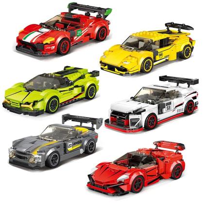 Imagem de Carros De Corrida De Velocidade Da Cidade Para Meninos, Blocos De Montar Modelo MOC, Veículo