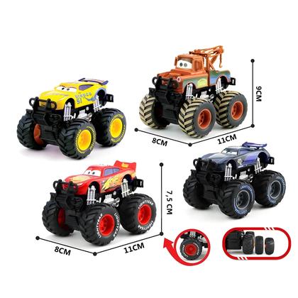 Imagem de Carros Disney Pixar Relâmpago McQueen - Brinquedo Offroad com Jackson Storm e Mate