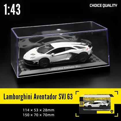 Imagem de Carros em Miniatura Lamborghini Aventador SVJ, BMW X5 M4 DTM e McLaren - Escala 1:43