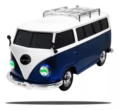 Imagem de Carrrinho Kombi com Caixa De Som Bluetooth Kapbom Ws-266
