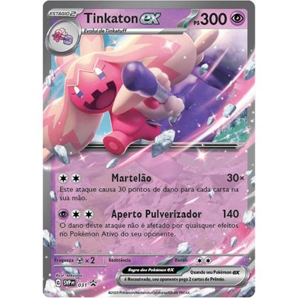 Imagem de Carta Pokémon Baralho de Batalha Tinkanton EX Para Iniciante