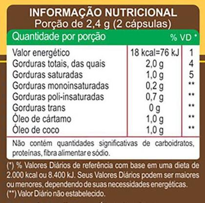 Imagem de Cartacoco Óleo de Cartamo e Coco 60 cápsulas Unilife
