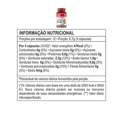 Imagem de Cártamo + Coco 1000mg 60 Cápsulas - Muwiz