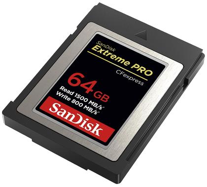 Cartão CFexpress SanDisk Extreme PRO 64GB Tipo B SDCFE-064G-GN4IN