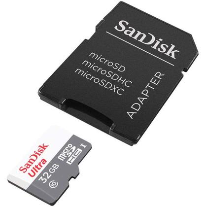 Imagem de Cartão d Memória Micro SD 32GB 100mb/s Ultra c/ Adaptador SD