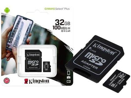 Imagem de Cartão de Memória 32GB Micro SD Kingston 10