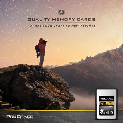 Cartão de Memória CFexpress 2.0 Tipo A ProGrade Digital - 240GB
