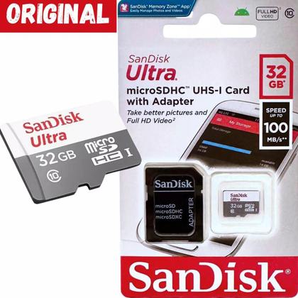 Imagem de Cartão De Memória- Micro Sd 32gb 80mbs Sandisk SU01