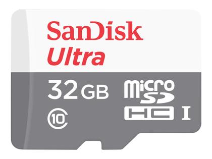 Imagem de Cartão De Memória Micro Sd Sandisk 32gb Classe 10 Ultra