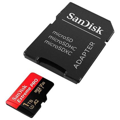 Imagem de Cartão de Memória Microsd Extreme Pro U3 V30 1TB 4K UHD Sandisk