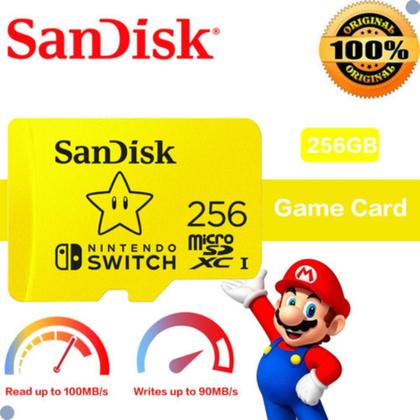 Imagem de Cartão De Memória Nintendo Switch Sandisk 256GB