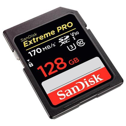 Imagem de Cartão de Memória SanDisk Extreme PRO 128GB - SDSDXXY-128G-GN4IN