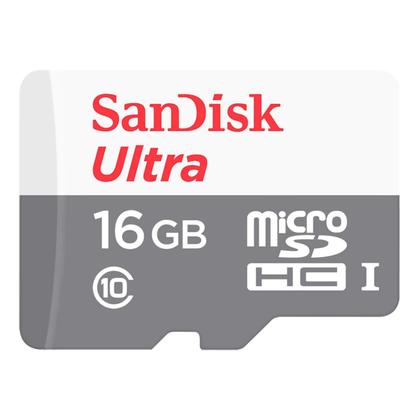 Imagem de Cartao de Memoria Sandisk Ultra C10 16GB/ 80MBS - (SDSQUNS-016G-GN3MA)