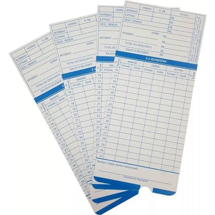 Imagem de Cartao De Ponto Iv Vouxcard Relogio Cartográfico 100 Unidades