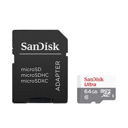 Imagem de Cartão Memória Sandisk Micro Sd Ultra 64gb 80mb/s Classe 10