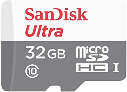 Imagem de Cartão Memória Sandisk Ultra 32gb 100mb/s Classe 10 Microsd