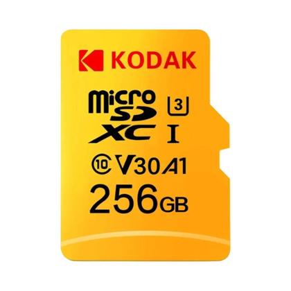 Imagem de Cartão Micro SD Kodak 64GB/128GB/256GB - Classe 10, U3, V30, 4K