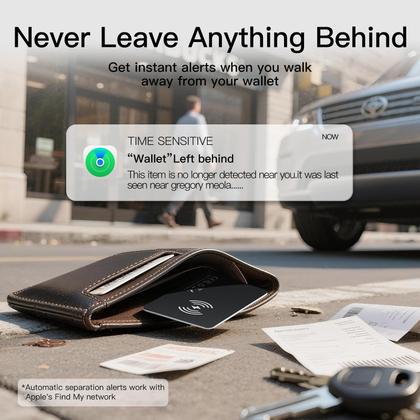 Imagem de Cartão Rastreador Smart Wallet SparkShoots Certificado MFi para iOS
