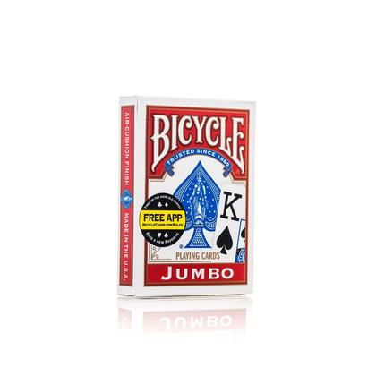 Imagem de Cartas de baralho: Bicycle Poker Size Jumbo Index Springbok