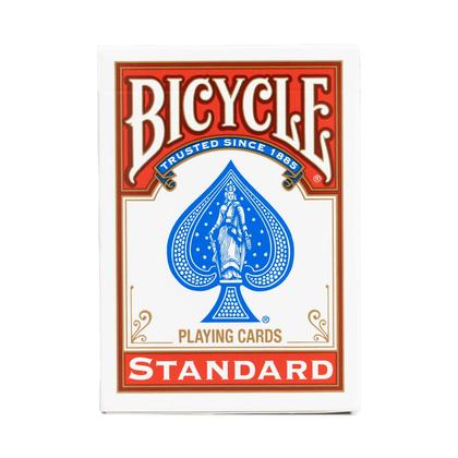 Imagem de Cartas de baralho: Bicycle Standard Index, preto/vermelho, pacote com 4