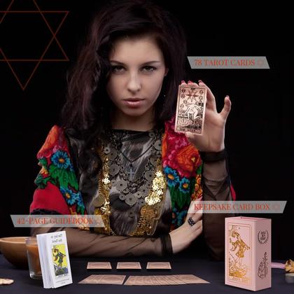Imagem de Cartas de tarô ljrizzo à prova d'água com significados + Guia