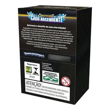 Imagem de Cartas Pokémon Booster Box Caos Ascendente 108 cards Copag