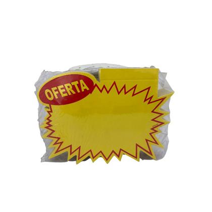 Imagem de Cartaz de Oferta Splash com Aba 11x15cm Papel Duplex 100 unidades