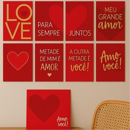 Imagem de Cartaz Decorativo Romântico Cromus - 8un
