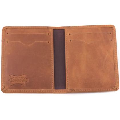 Imagem de Carteira Casteliê 238 Couro Masculina - Marrom Claro
