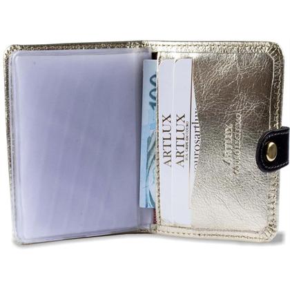 Imagem de Carteira com Espelho em Couro Artlux 914