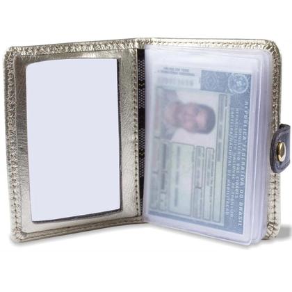 Imagem de Carteira com Espelho em Couro Artlux 914