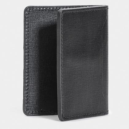 Imagem de Carteira Couro Aramis Slim Saffiano Preto Masculino