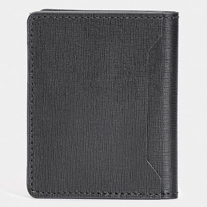 Imagem de Carteira Couro Aramis Slim Saffiano Preto Masculino