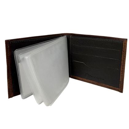 Imagem de Carteira De Couro Country Com Plastico Oklahoma Country