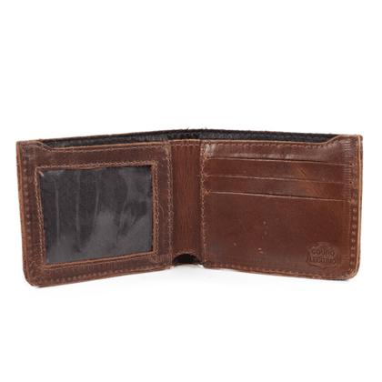 Imagem de Carteira De Couro Masculina Cartões Visor Para Cnh Use Young