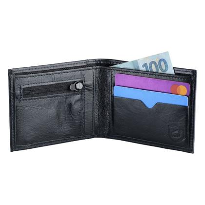 Imagem de Carteira de Couro masculina - Porta cartão - Maverick - Gshield