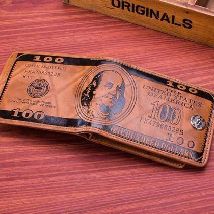 Imagem de Carteira dólar masculina couro legítmo cowboy trava country